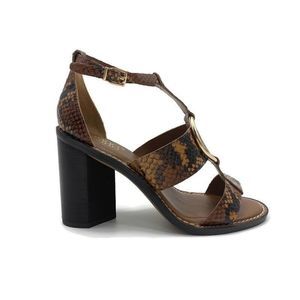 Franco Sarto Snakeskin Leather Sandals Size 7M